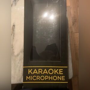 Black Karaoke Microphone